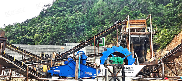 水洗砂生產線方案配置，要求兩月加工六萬噸石料，石子沙子都要